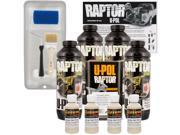 Raptor Shoreline Beige Urethane Spray On Truck Bed Liner Roller Kit 4 Liters