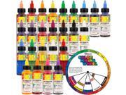 Chefmaster 2 Ounce 26 Color Deluxe Airbrush Cake Decorating Color Kit