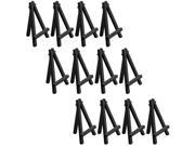 12 Pack of US Art Supply® 5 Mini Black Wood Finish Display Easel Picture