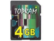 TOPRAM 4GB 4G SD Card v1.1 non HC non HC for older device Treo i730 iPaq PDA Palm