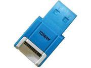 TOPRAM USB 2.0 microSD microSDHC microSDXC High Speed Card Reader R10b support Samsung Kingston SanDisk up to 128GB capacity