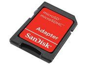 Sandisk microSD microSDHC microSDXC to SD Adapter support 64GB Capacity