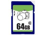 OEM 64GB 64G SD SDXC Card Class 10 Extreme Speed for Camera Camcorder