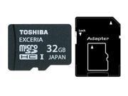 Toshiba UHS I Exceria 32GB microSDHC 32G microSD micro SD SDHC UHS Flash Card Class 10 R 95MB s W 30MB s with OEM SD Adapter