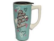 Nana s Ceramic Travel Mug by Spoontiques