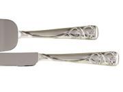 Hortense B. Hewitt Wedding Accessories Sparkling Love Silver Plated Cake Knife and Server Set