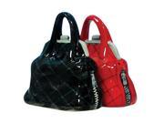 Westland Giftware Mwah Magnetic Black and Red Purses Salt and Pepper Shaker Set 2 1 2 Inch