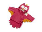 Baby Aspen My Little Night Owl Hooded Terry Spa Robe Pink