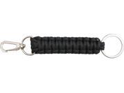 Black Survival Paracord Keychain Clasp