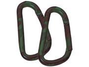 Woodland Camouflage 60MM Carabiners
