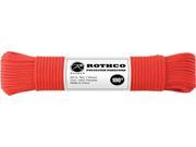 Red 550LB 7 Strand Polyester Paracord Rope 100 Feet