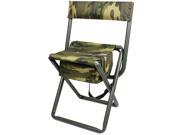 Woodland Camouflage Military Deluxe Quiet Folding Chair