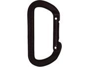 Black High Strength Climbing D Carabiner