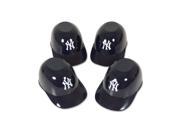 New York Yankees Official MLB 8oz Mini Baseball Helmet Ice Cream Snack Bowls 4 by Rawlings