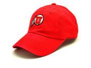 Utah Utes Official NCAA Adult Adjustable Cotton Crew Hat Cap by Top Of The World