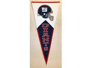 New York Giants Official NFL 40 inch x 17 inch Wool Classic Pennant by Winning Streak