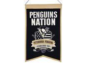 Pittsburgh Penguins Official Wool Team Nation Fan Banner by Winning Streak