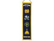 Notre Dame Fighting Irish Official Wool Heritage Banner by Winning Streak