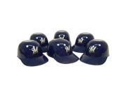 Milwaukee Brewers Official MLB 8oz Mini Baseball Helmet Ice Cream Snack Bowls 6 by Rawlings