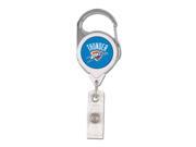 Oklahoma City Thunder Official NBA 1.5 x2.5 Retractable Badge Holder Keychain by Wincraft