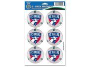 FC Dallas Official MLS 2 Car Magnet 6 Pack by Wincraft