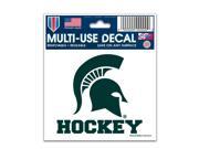 Michigan State Spartans Official NCAA 3 x4 Car Window Cling Decal by Wincraft