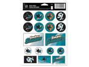 San Jose Sharks Official NHL 5 x7 Sticker Sheet by Wincraft