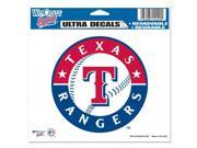 Texas Rangers Official MLB 4.5 x6 Car Window Cling Decal by Wincraft