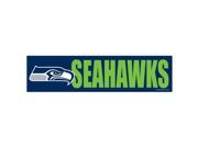 Seattle Seahawks Official NFL 12 x3 Bumper Sticker by Wincraft