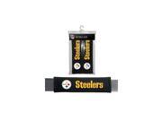 FREMONT DIE Inc Pittsburgh Steelers Seat Belt Pad 2 Pack Seat Belt Pad 2 Pack