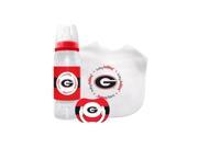 Georgia Bulldogs Official NCAA Baby Gift Set by Baby Fanatic 013785
