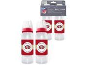 San Francisco 49ers Official NFL Baby Bottles 2 Pack by Baby Fanatic 011521