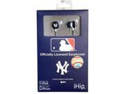 New York Yankees Official MLB Ear Bud Headphones by Ihip