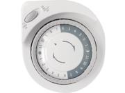 GE 24 Hour Big Button Mechanical Timer White