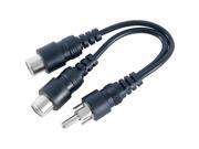 GE 72601 2 RCA Female to RCA Nickel Y Male Adapter