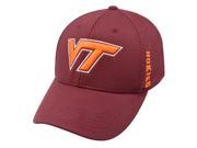Virginia Tech Hokies Official NCAA Booster Plus Embroidered Hat Cap by Top of the World