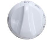EXACT REPLACEMENT PARTS ERWB03K10202 White Thermostat Replacement Knob