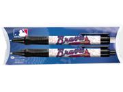 MLB Atlanta Braves National Design Grip Pen and Pencil Set in Pillow Pack 11014