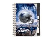NFL Dallas Cowboys Deluxe Hardcover 5 x 7 Inches Autograph Book and Pen Set Team