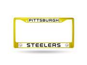 Pittsburgh Steelers Anodized Yellow License Plate Frame
