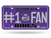 Sacramento Kings 1 Fan Metal License Plate