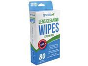 SHIELDME 6080 Lens Cleaning Wipes 80 ct