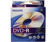 PHILIPS DM4S6B10B 17 4.7GB 16x DVD Rs 10 ct Peggable Box