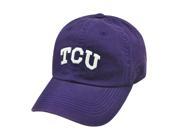 TCU Horned Frogs Official NCAA Adult Adjustable Cotton Crew Hat Cap by Top Of The World