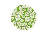 bulk buys Green White Floral Cocktail Plates