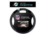 Miami Dolphins Official NFL Mesh Steering Wheel Cover by Fremont Die 985376