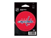 Washington Capitals Official NHL 3 Diameter Vinyl Car Decal by Wincraft