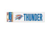 Oklahoma City Thunder Official 3 x10 Die Cut Decal by Wincraft 31338014