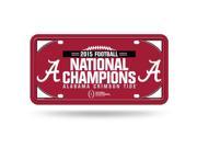 Alabama 2015 National Championship Metal License Plate