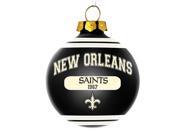 New Orleans Saints Official NFL 2014 Year Plaque Ball Ornament by Forever Collectibles